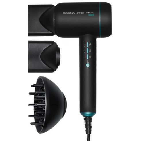 CECOTEC Bamba IoniCare 6000 RockStar Ice hajszárító fekete