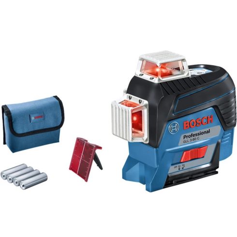 BOSCH GLL 3-80 C Akkus vonallézer L-Boxx-ban
