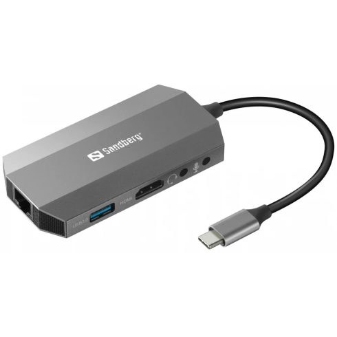 SANDBERG USB-C 6in1 Travel Dock