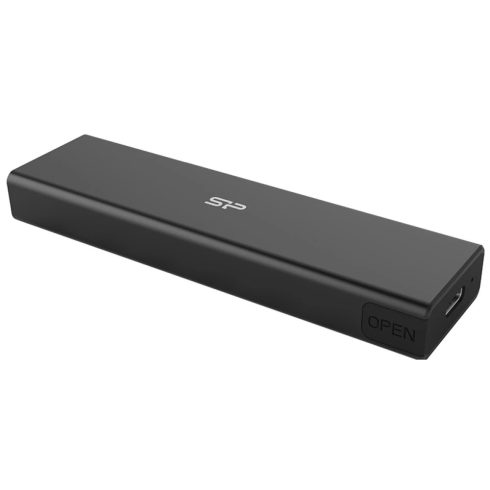 SILICON POWER PD60 M.2 SSD PCIe/SATA külső ház USB 3.2 Gen2 Type-C