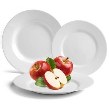 GASTROLINE Lapostányér 25 cm 24 db-os szett fehér
