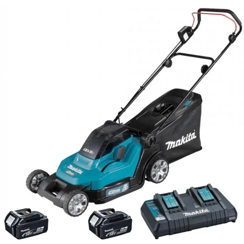 MAKITA DLM432PT2 Akkus fűnyíró + 2x5.0Ah akku + töltő
