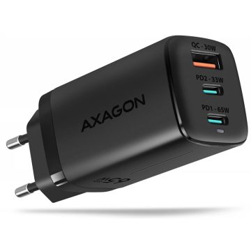 AXAGON ACU-DPQ65 QC4 + USB-C PD 65W wall charger
