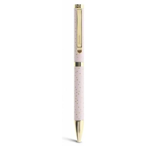 FILOFAX Confetti Golyóstoll 0.8 mm arany színű klip rózsaszín tolltest kék