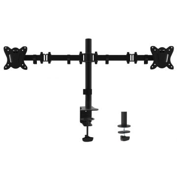   EQUIP 13"-27" Articulating Dual Arm Monitor Desk Mount Bracket