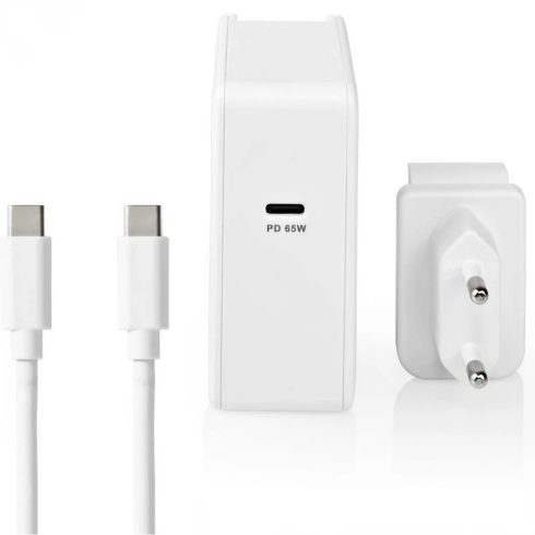 NEDIS WCPD65W105WT Fali töltő 65W