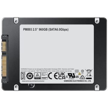   SAMSUNG PM893 Datacenter 2.5" SSD 960GB MZ7L3960HCJR-00A07