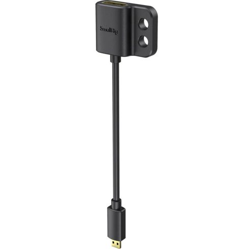 SMALLRIG Ultra-Slim Female HDMI Type A to Male Micro-HDMI Type D Adapter Cable