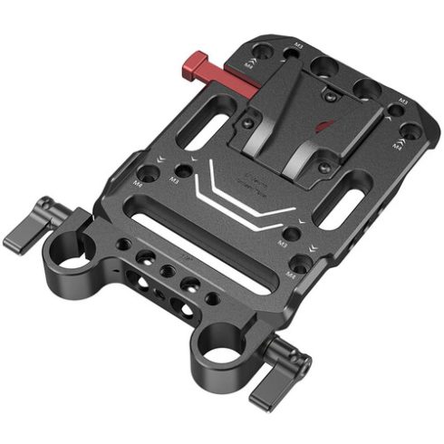 SMALLRIG V-Lock Battery Plate with 15mm LWS Rod Clamp