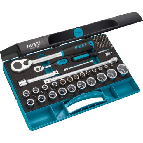 HAZET 953HP 47 db-os 1/4" 1/2" Csavarkulcs-készlet