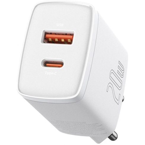 BASEUS CCXJ-B02 20W Hálózati töltő adapter Fehér
