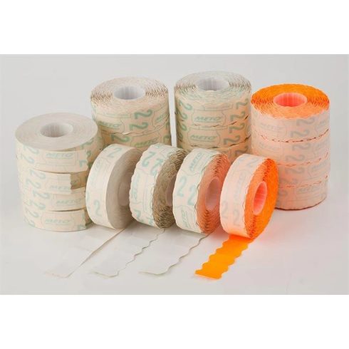 METO Árazógépszalag 22x16 mm narancs