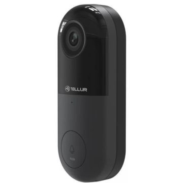 TELLUR TLL331251 kamerás ajtócsengő fekete