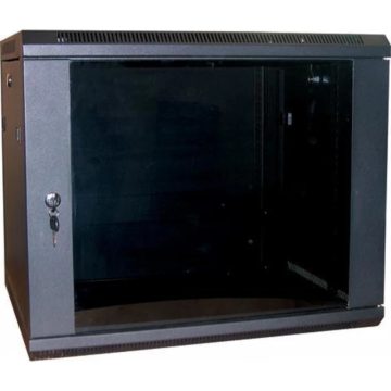   EXCEL Environ WR600 Wall Rack 6U x 600 mm Wide x 600 mm Deep - Black Flat Pack