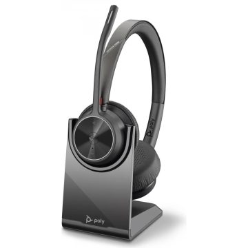   POLYCOM 218476-02 VOYAGER 4320 UC V4320-M C USB-A CS WW Headset fekete