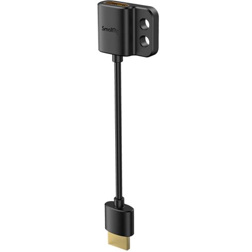 SMALLRIG Ultra-Slim Female HDMI Type A to Male HDMI Type A Adapter Cable