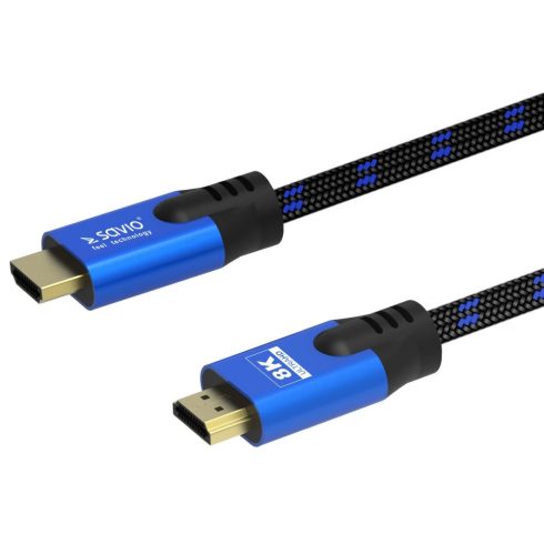 SAVIO HDMI 2.1 Összekötő Fekete 3m CL-143