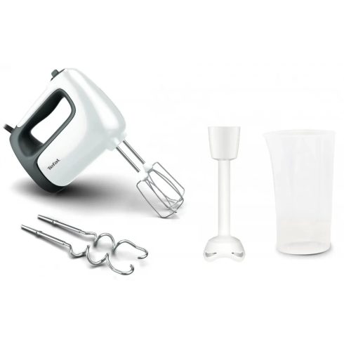 TEFAL HT464138 PREP MIX+ Kézi mixer HT464-es tállal fehér / szürke