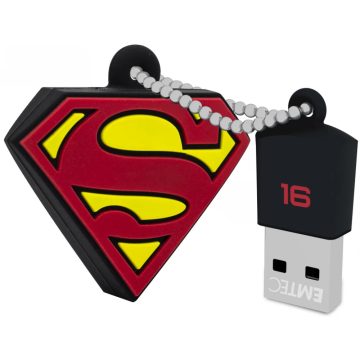 EMTEC DC Comics Collector Superman 16GB USB 2.0 Sárga-Piros