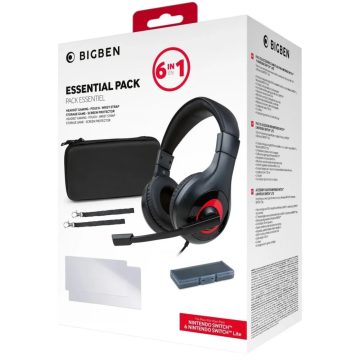   BIGBEN Nintendo Switch Gamer kiegészítő csomag 6in1 fekete