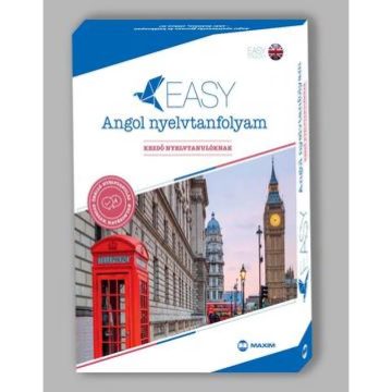   Sandra Stevens - Easy angol nyelvtanfolyam - Kezdő nyelvtanulóknak (nyelvkönyv+kísérőfüzet+2 audio és 1 mp3 CD)