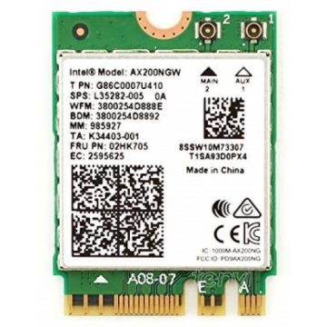 INTEL WI-FI 6 AX200 NIC 2230 2x2 AX+BT No vPro