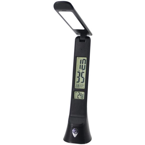 AVIDE ABLDLC-6W-B-HG LED Asztali Lámpa Bőrhatású Hugo 5W Naptár fekete-barna