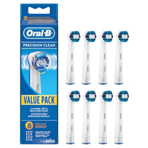 ORAL-B EB20-8 Precision Clean elektromos fogkefe pótfej 8db