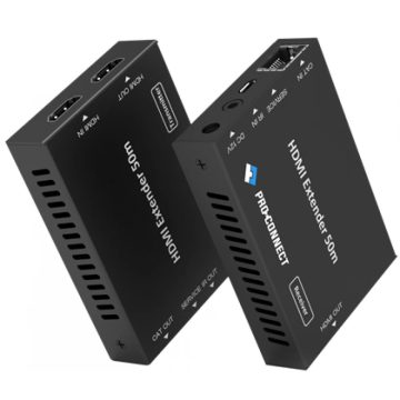   PROCONNECT Extender HDMI 2.0 Over LAN Cat7 Infra 4k@60Hz 50m-ig