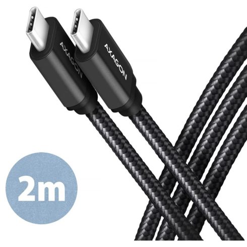 AXAGON USB 3.0 Type C Összekötő Fekete 2m BUCM3-CM20AB