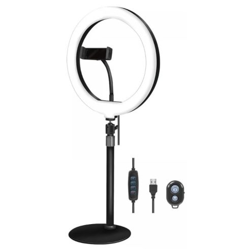 LOGILINK AA0152 25cm fekete LED körlámpa okostelefonhoz