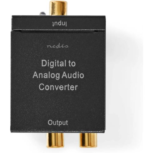 NEDIS ACON2510BK Digital Audio Converter fekete