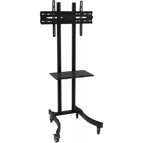 TECHLY ICA-TR23 Gurulós padlóállvány 32-70" fekete