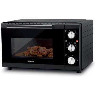 SENCOR SEO 2000BK Elektromos sütő 1650 W 20 l fekete