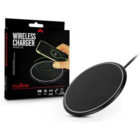 Maxlife TF-0117 Vezeték nélküli töltőpad fekete