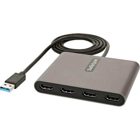 STARTECH USB 3.0 to 4x HDMI Adapter - External Video and Graphics Card