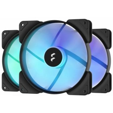 FRACTAL DESIGN Aspect 14 RGB fekete 3 darabos szett