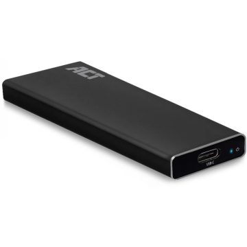   ACT CONNECTIVITY AC1605 M.2 SATA/PCIe SSD USB-A-C 3.1 külső ház fekete
