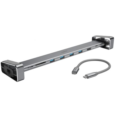 HAMA USB 3.1 Type C 9 in 1 dokkoló szürke