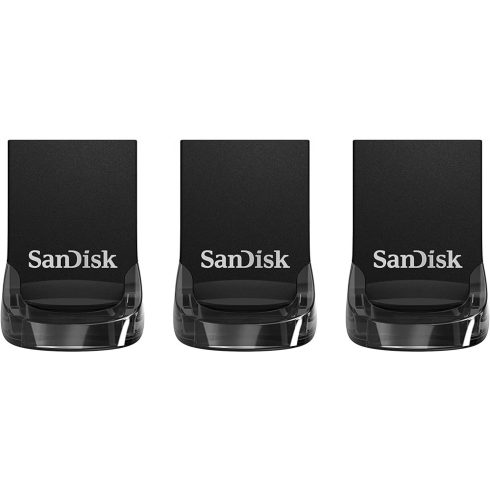 SANDISK Ultra Fit 32GB USB 3.1 Fekete 3db