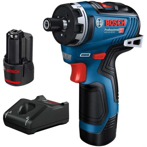 BOSCH GSR 12V-35 HX akkumulátoros fúró-csavarhúzó + 2 x 3.0Ah akku + GAL 12V-40 töltő kartondobozos