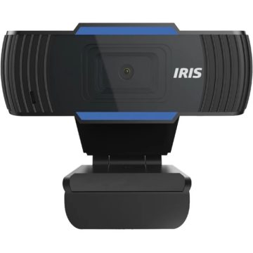 IRIS W-25 Full HD mikrofonos fekete/kék webkamera