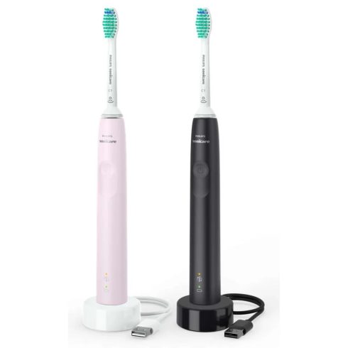 PHILIPS HX3675/15 Sonicare Elektromos fogkefe dupla rózsaszín+fekete