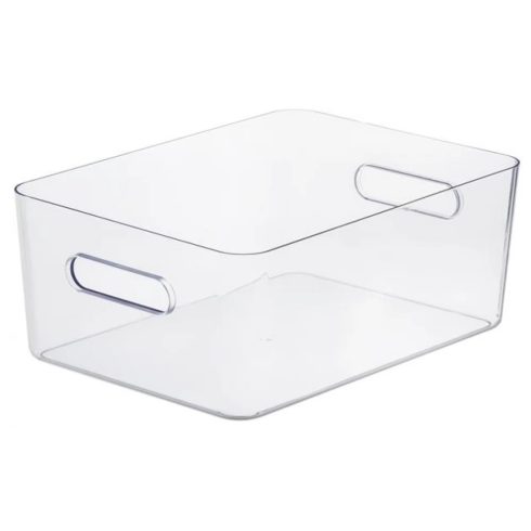 SMARTSTORE Compact Clear L Műanyag tárolódoboz 15.4 liter átlátszó