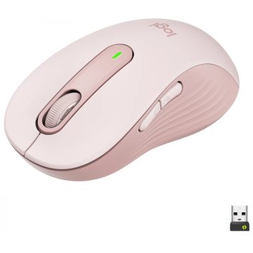   LOGITECH M650 Signature L vezeték nélküli egér - Rózsaszín