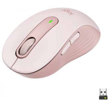   LOGITECH M650 Signiture vezeték nélküli egér - rózsaszín