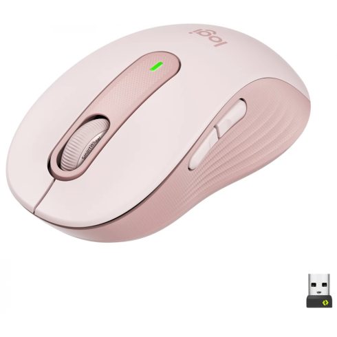 LOGITECH M650 Signiture vezeték nélküli egér - rózsaszín