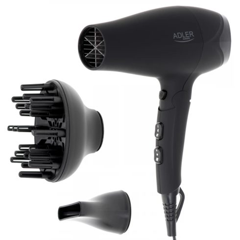 ADLER AD 2267 Hajszárító + diffúzor 2100W fekete