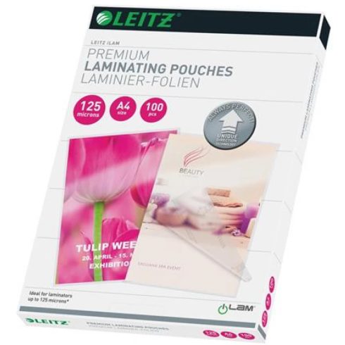 LEITZ Meleglamináló fólia 125 mikron A4 fényes UDT technológiával iLam