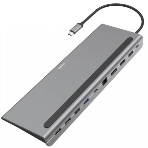 HAMA USB 3.2 Type C 10in1 Dokkoló Adapter